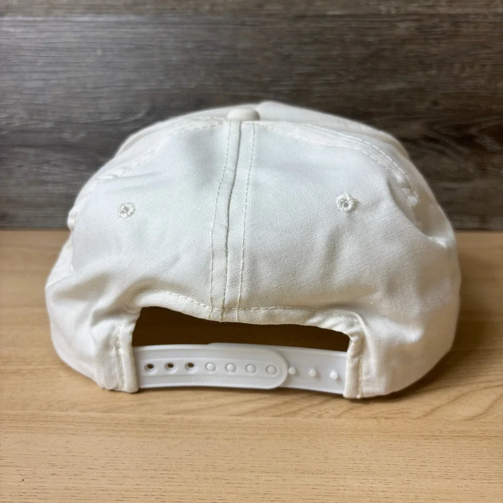 Vintage Port East Transfer Inc Hat Cap Snap Back White Trucker Adjustable‎
